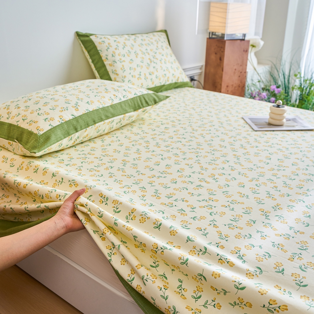 91家纺网 家纺一手货源 找家纺 春皖家纺 2026新款全棉老粗布席子凉席工艺款单床单床单单件 伊兰