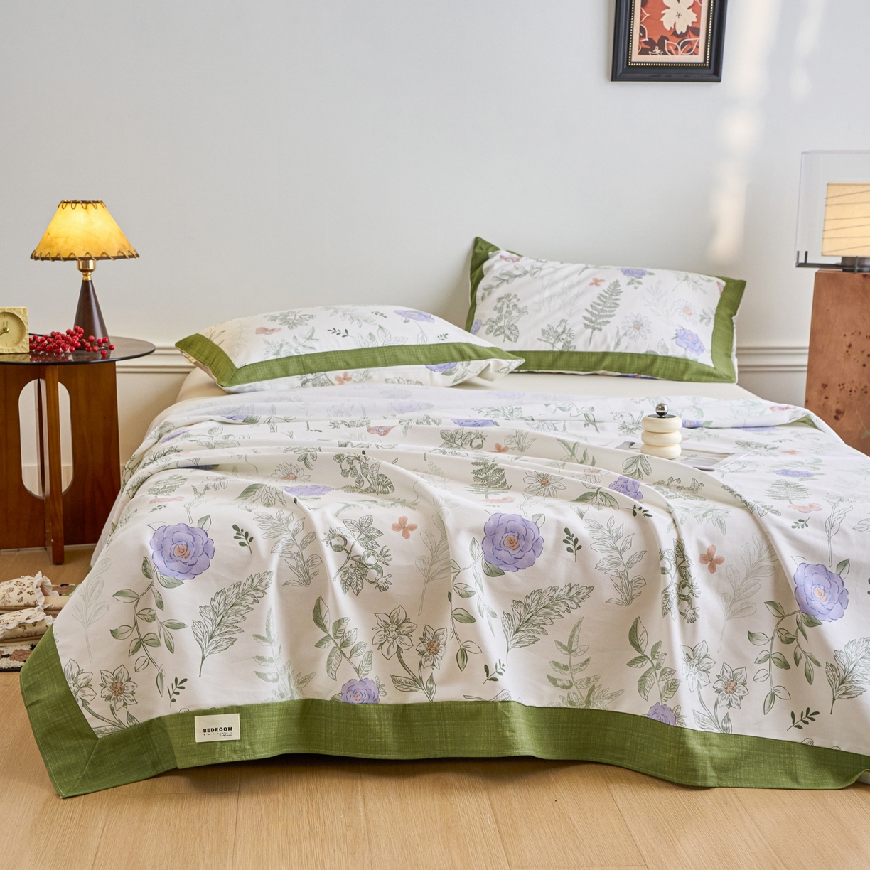 91家纺网 家纺一手货源 找家纺 春皖家纺 2026新款全棉老粗布席子凉席工艺款单床单床单单件 逸云