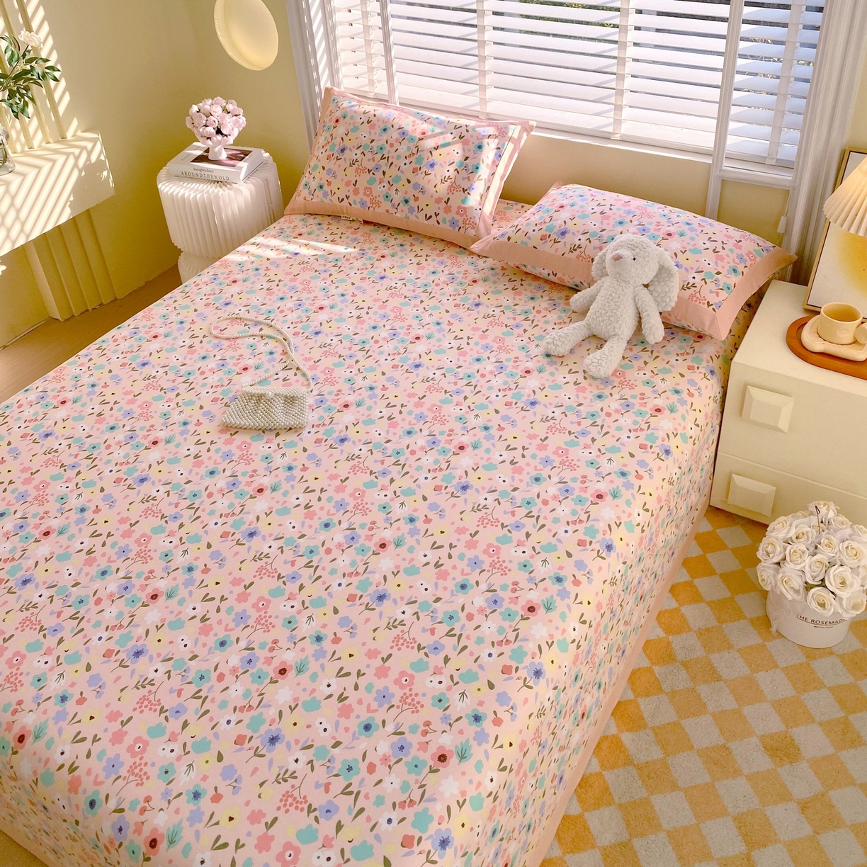 91家纺网 家纺一手货源 找家纺 春皖家纺 2026新款全棉老粗布席子凉席工艺款单床单床单单件 织梦