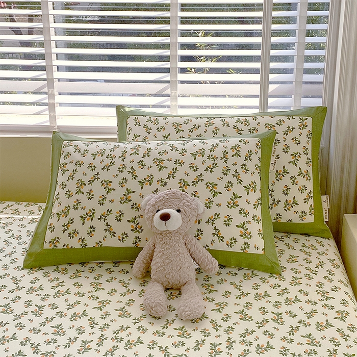 91家纺网 家纺一手货源 找家纺 （总）春皖家纺 2026新款全棉老粗布工艺款单枕套枕套单件