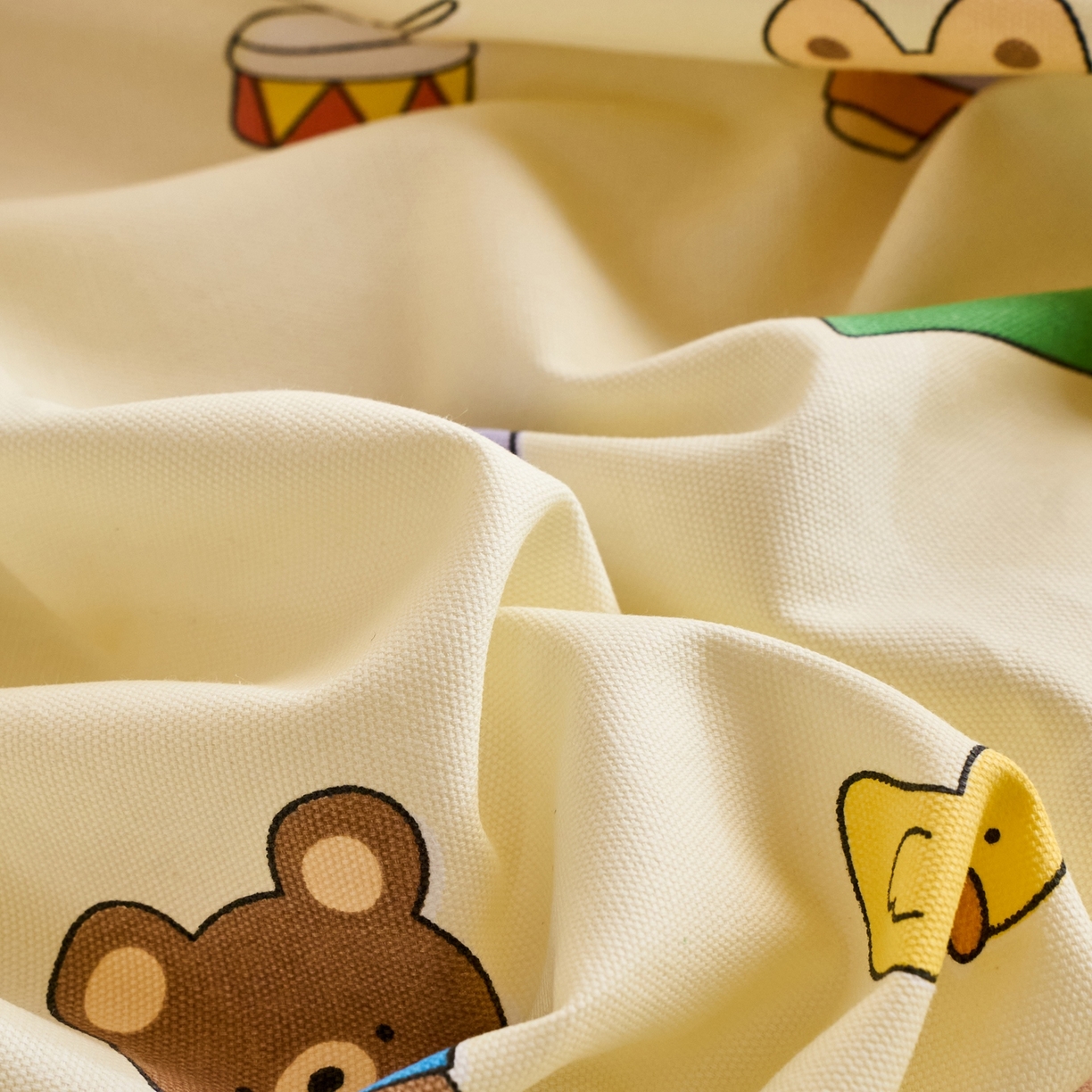 91家纺网 家纺一手货源 找家纺 春皖家纺 2026新款全棉老粗布工艺款单枕套枕套单件 快乐园