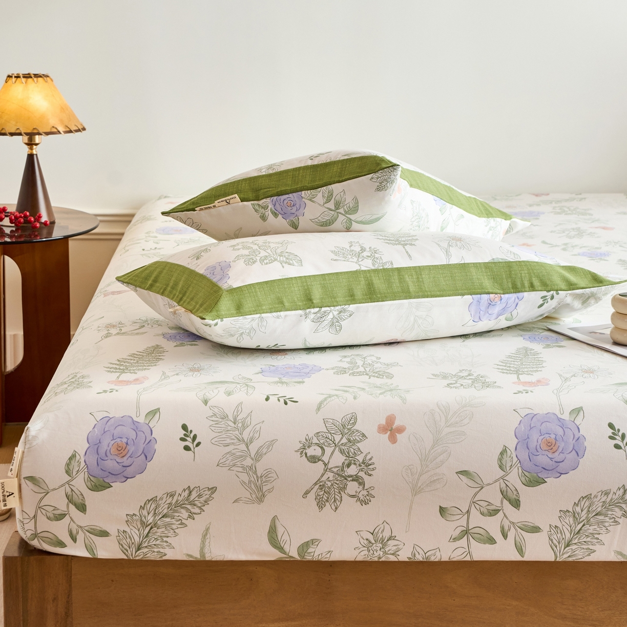 91家纺网 家纺一手货源 找家纺 春皖家纺 2026新款全棉老粗布工艺款单枕套枕套单件 逸云