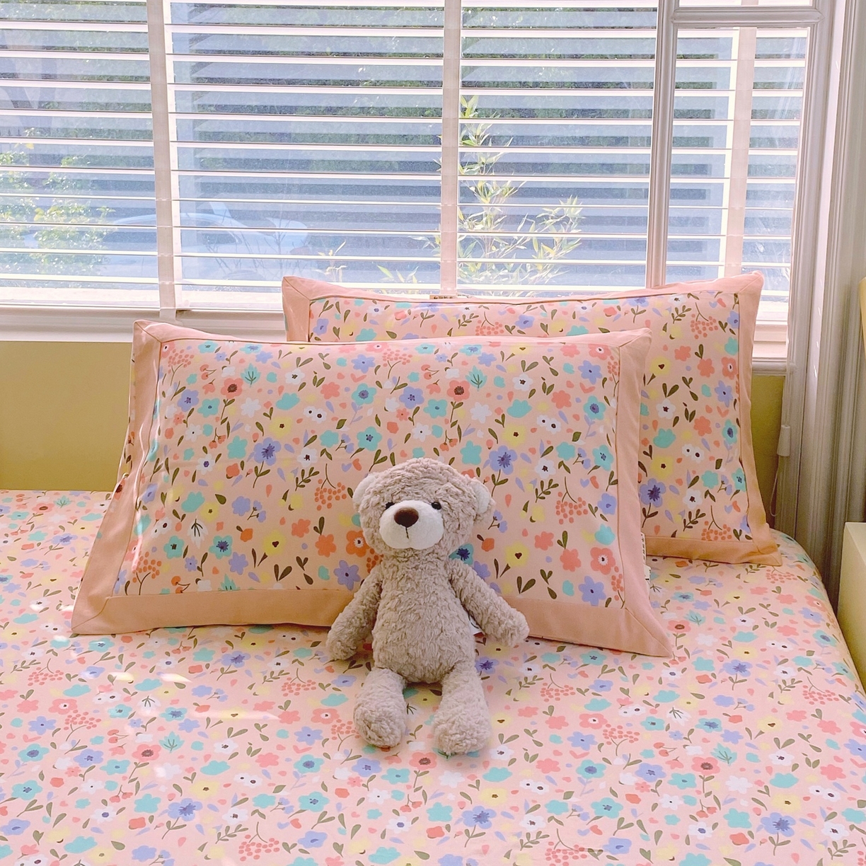 91家纺网 家纺一手货源 找家纺 春皖家纺 2026新款全棉老粗布工艺款单枕套枕套单件 织梦