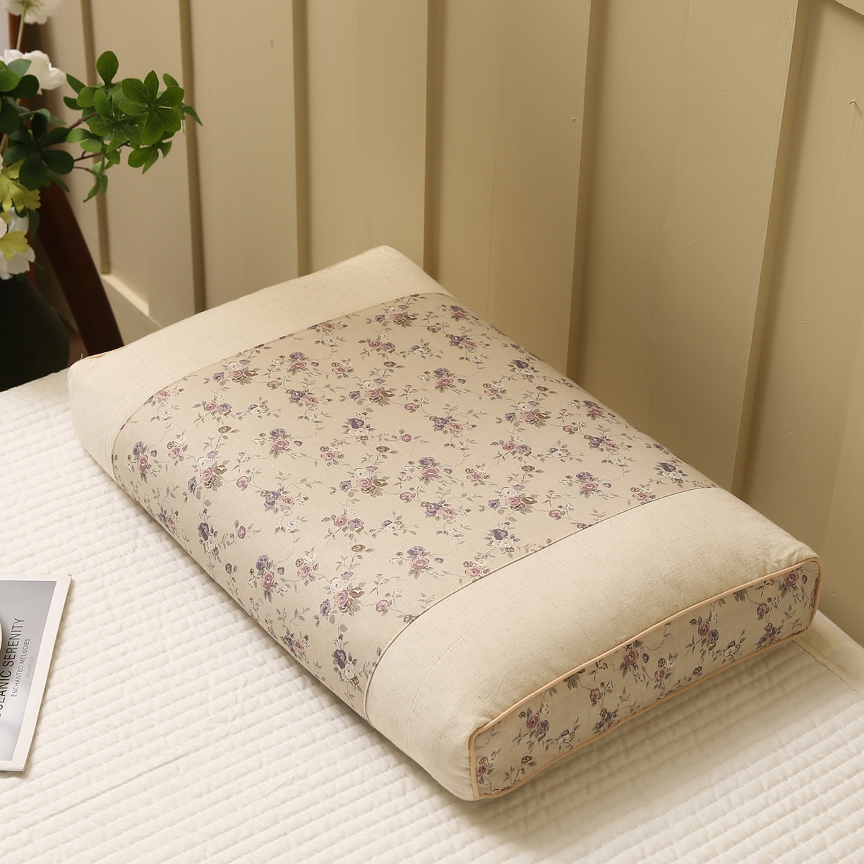 91家纺网 家纺一手货源 找家纺 （总）梦叶草 2026新款全棉小碎花宫廷荞麦枕头枕芯