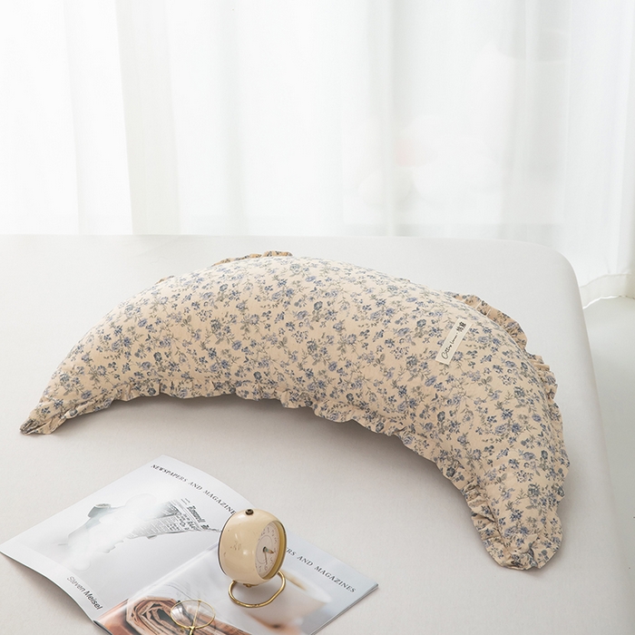 91家纺网 家纺一手货源 找家纺 （总）梦叶草 2026新款全棉月亮枕加大情侣双人枕头