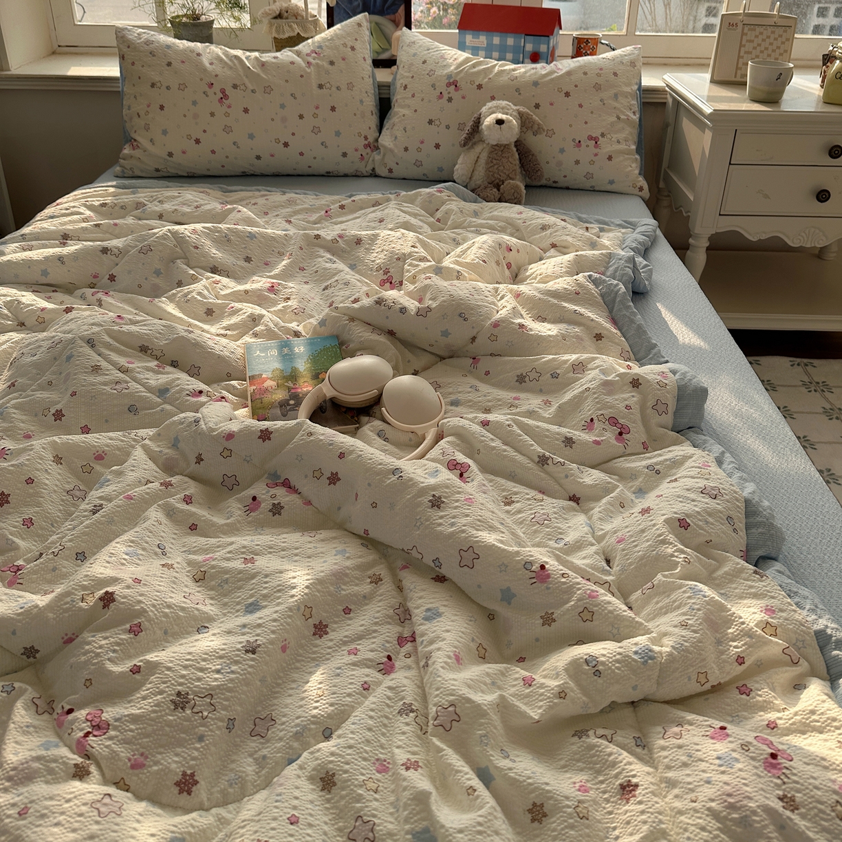 91家纺网 家纺一手货源 找家纺 （总）梵克保罗 2026新款10A抗菌泡芙棉夏被被子被芯