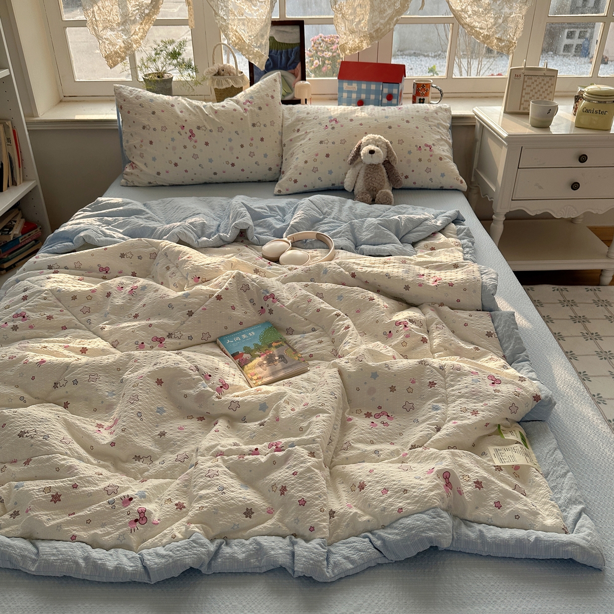 91家纺网 家纺一手货源 找家纺 （总）梵克保罗 2026新款10A抗菌泡芙棉夏被被子被芯