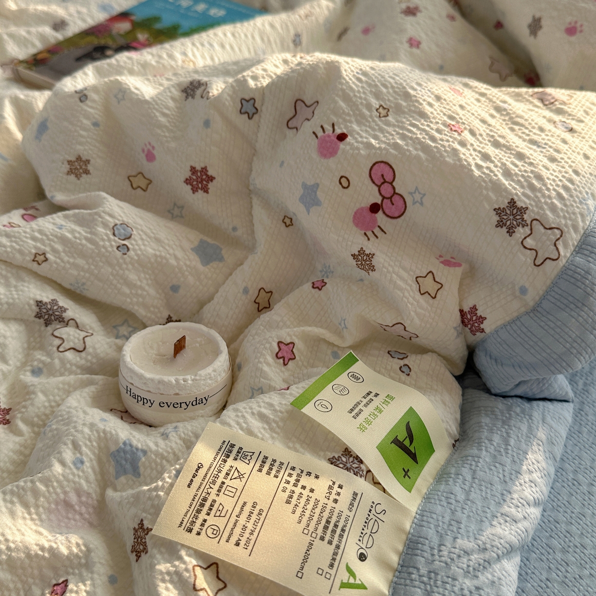 91家纺网 家纺一手货源 找家纺 （总）梵克保罗 2026新款10A抗菌泡芙棉夏被被子被芯