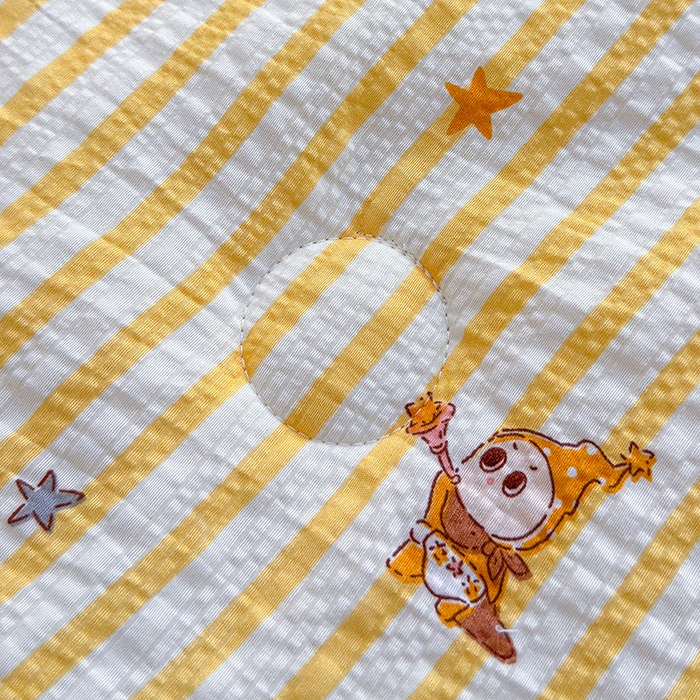 91家纺网 家纺一手货源 找家纺 晚爱家纺（原晚安家居） 2026新款泡芙棉夏被双层纱泡泡纱空调被小清新夏凉被 星宝贝