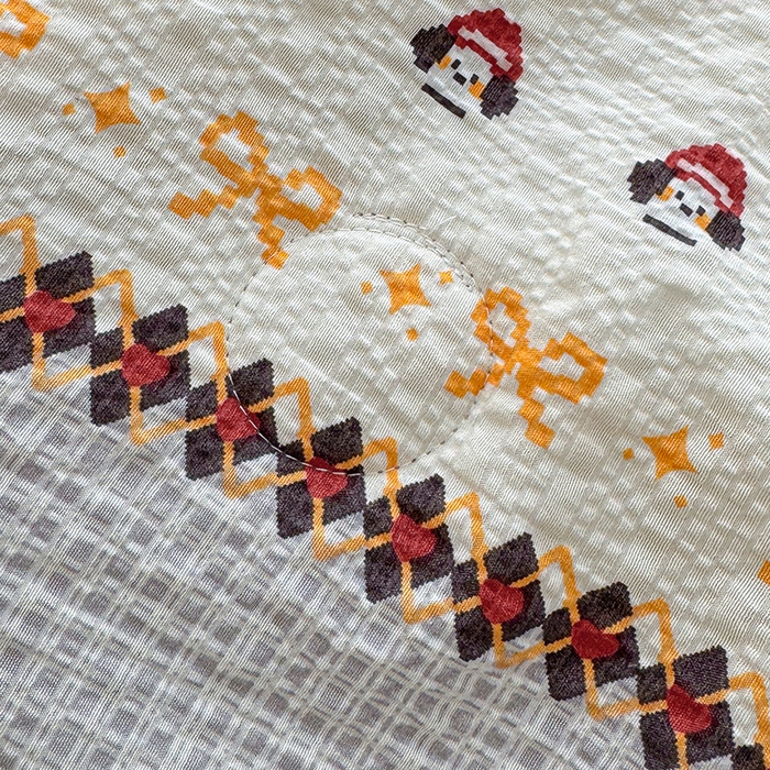 91家纺网 家纺一手货源 找家纺 晚爱家纺（原晚安家居） 2026新款泡芙棉夏被双层纱泡泡纱空调被小清新夏凉被 费尔岛小狗