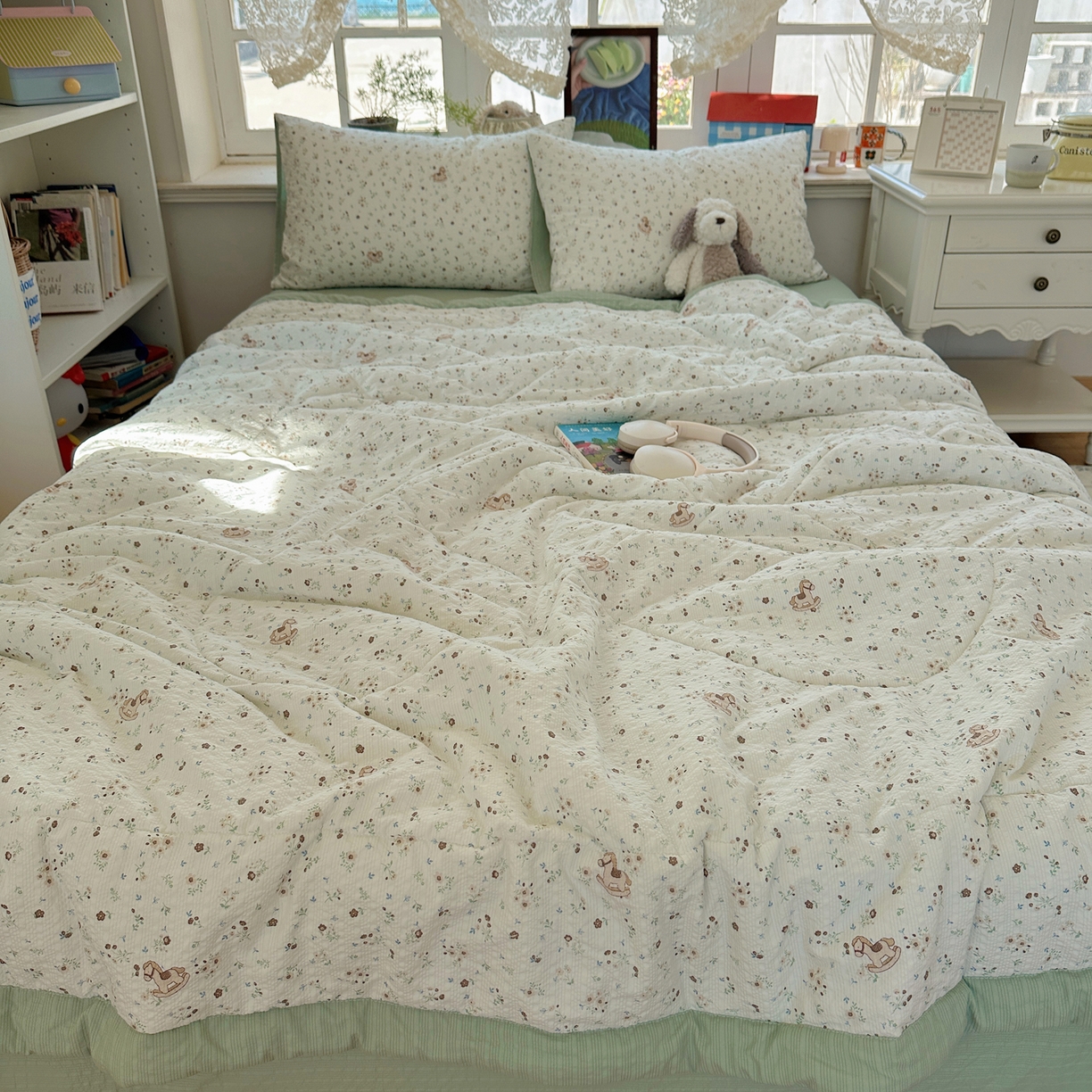 91家纺网 家纺一手货源 找家纺 （总）梵克保罗 2026新款10A抗菌泡芙棉夏被被子被芯