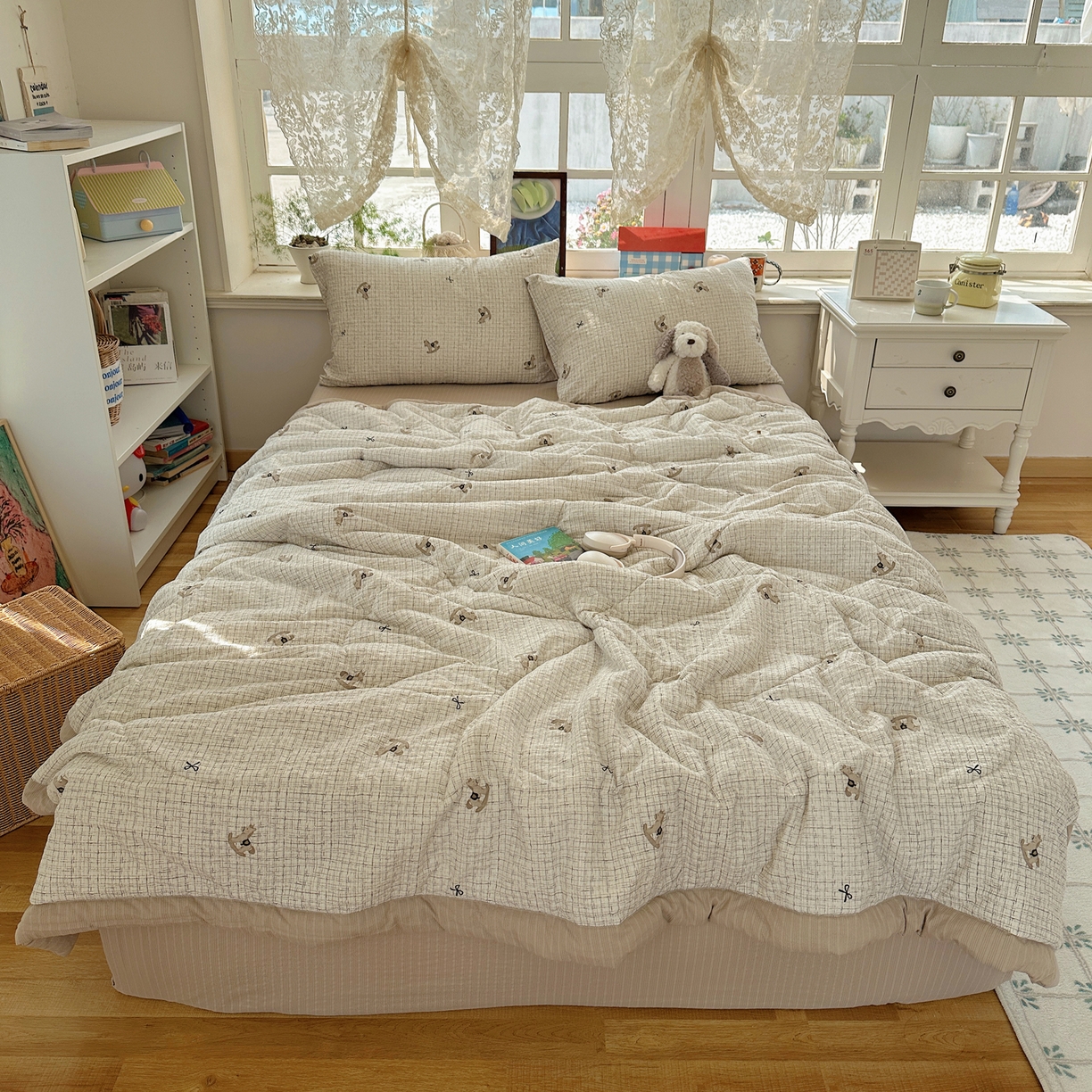 91家纺网 家纺一手货源 找家纺 （总）梵克保罗 2026新款10A抗菌泡芙棉夏被被子被芯