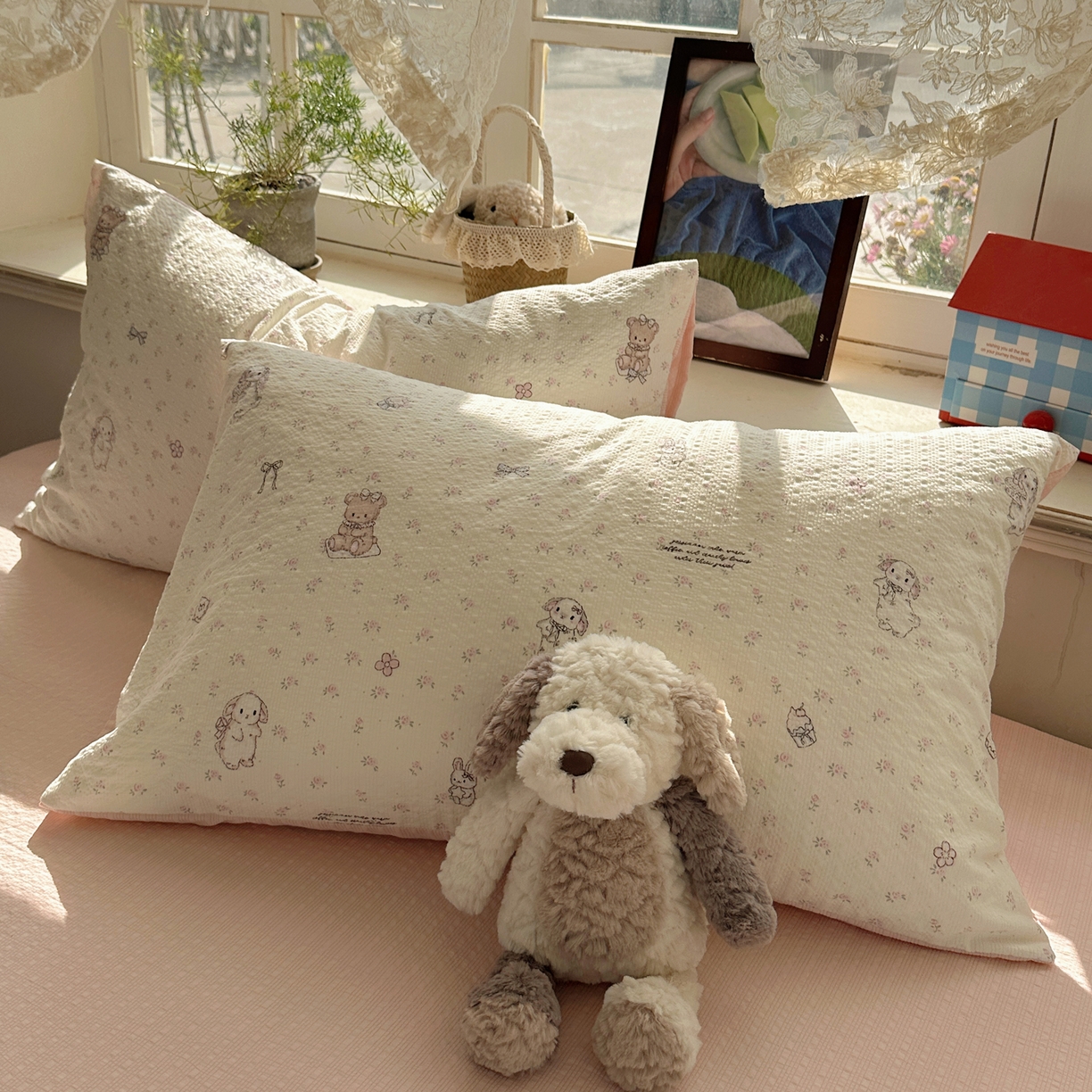 91家纺网 家纺一手货源 找家纺 梵克保罗 2026新款10A抗菌泡芙棉夏被被子被芯 泡芙棉-花间兔语