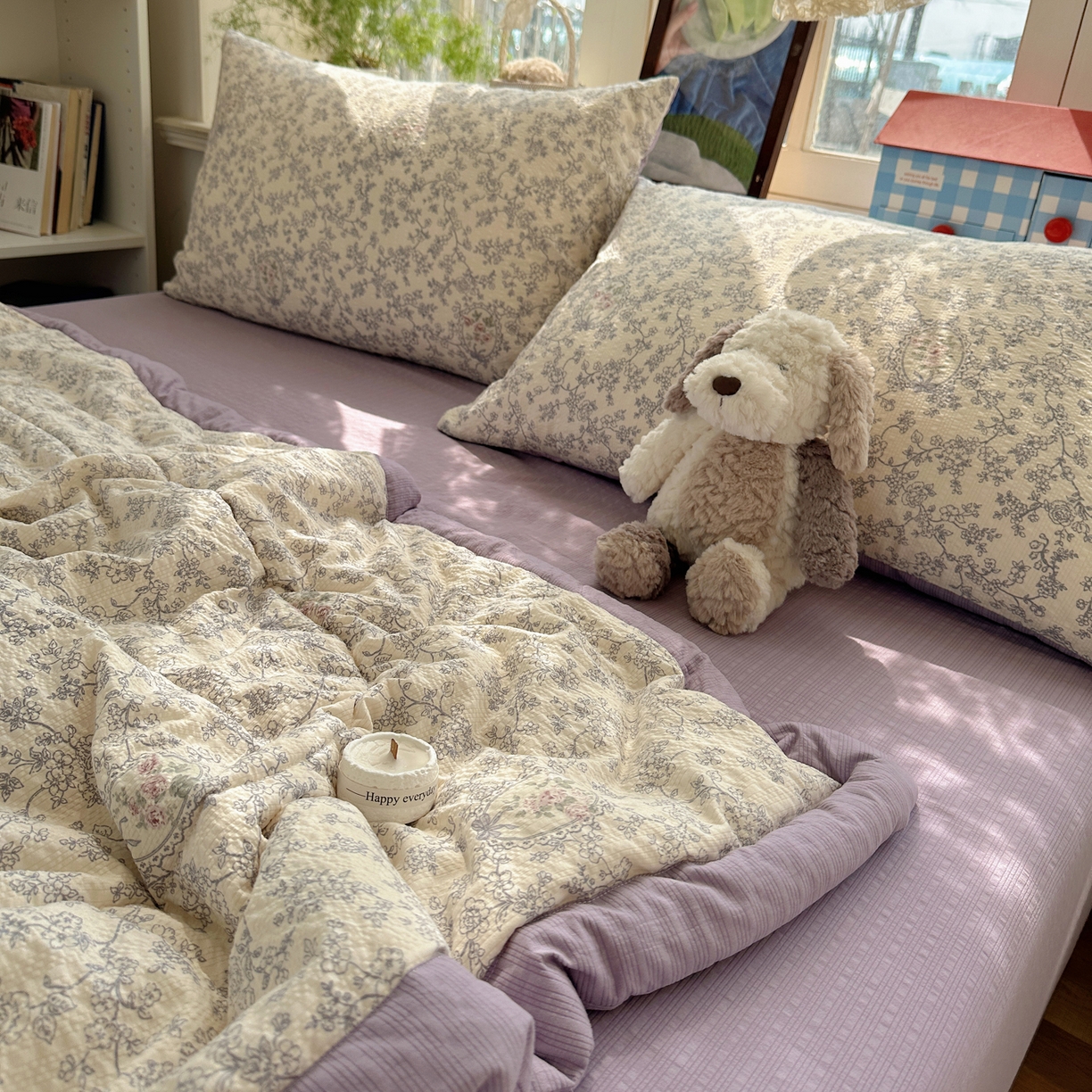 91家纺网 家纺一手货源 找家纺 梵克保罗 2026新款10A抗菌泡芙棉夏被被子被芯 泡芙棉-镜中花