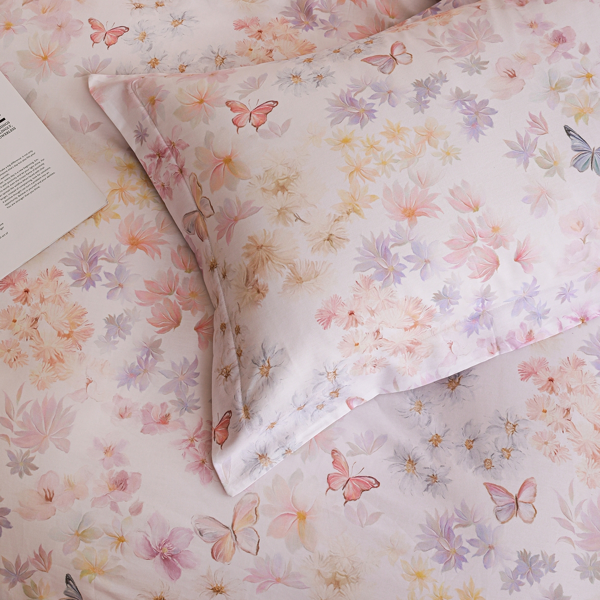 91家纺网 家纺一手货源 找家纺 （总）朵希曼 2026新款全棉纯棉大版定位13376数码印花系列四件套