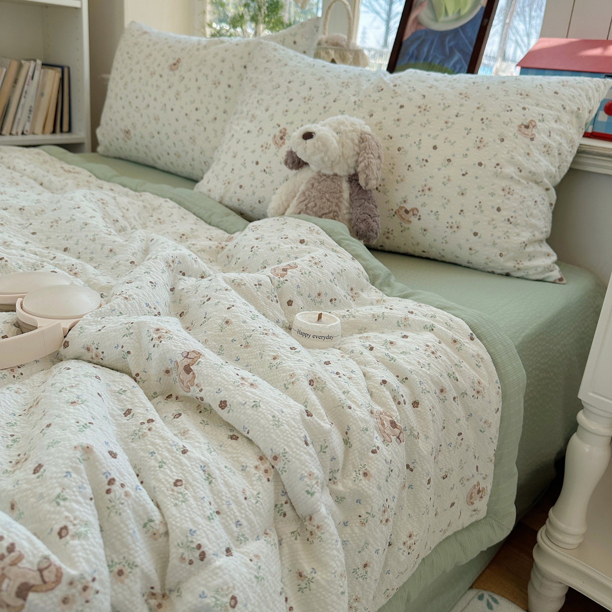 91家纺网 家纺一手货源 找家纺 梵克保罗 2026新款10A抗菌泡芙棉夏被被子被芯 泡芙棉-木马春序