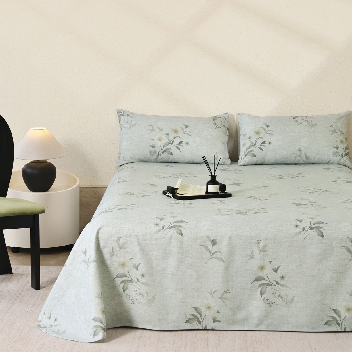 91家纺网 家纺一手货源 找家纺 （总）遇安家纺 2026年新款原棉老粗布凉席三件套