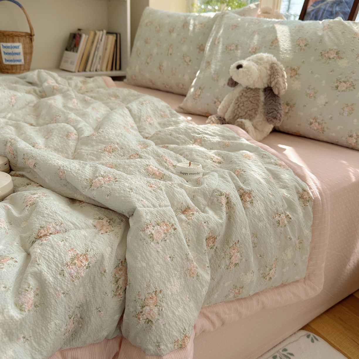 91家纺网 家纺一手货源 找家纺 梵克保罗 2026新款10A抗菌泡芙棉夏被被子被芯 泡芙棉-疏影