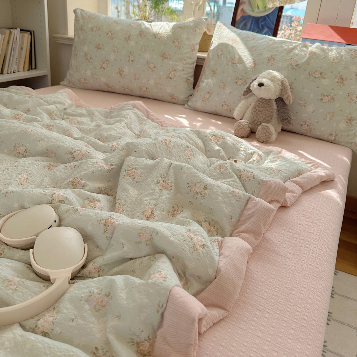 91家纺网 家纺一手货源 找家纺 梵克保罗 2026新款10A抗菌泡芙棉夏被被子被芯 泡芙棉-疏影