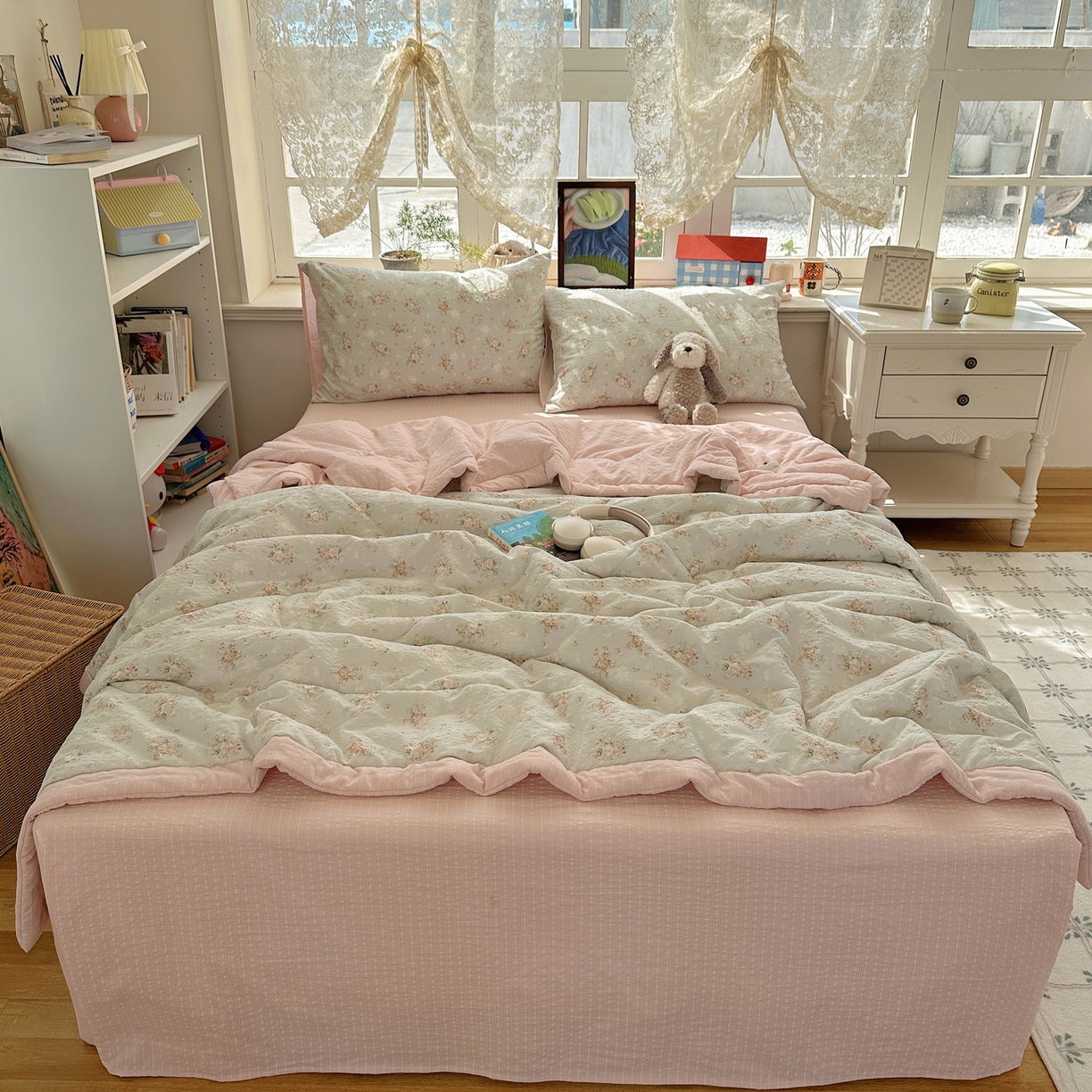 91家纺网 家纺一手货源 找家纺 梵克保罗 2026新款10A抗菌泡芙棉夏被被子被芯 泡芙棉-疏影