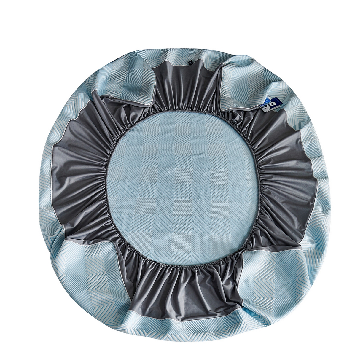 91家纺网 家纺一手货源 找家纺 （总）CINNY馨宜 2026新款PE高分子凉感席三件套韩国雪花席床笠三件套