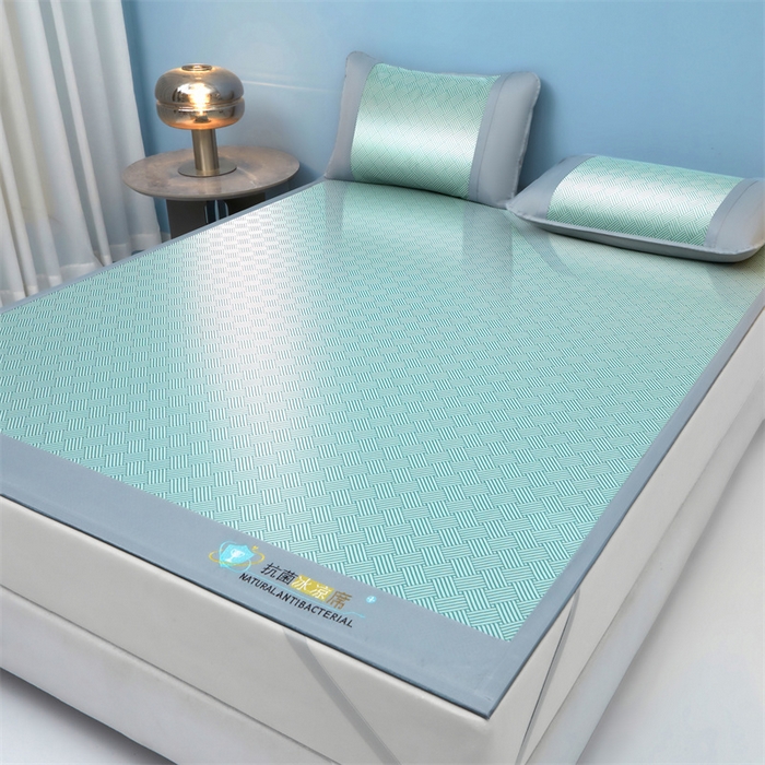 91家纺网 家纺一手货源 找家纺 （总）航途席业 2026新款抗菌三明治冰凉席床席床笠-思绪