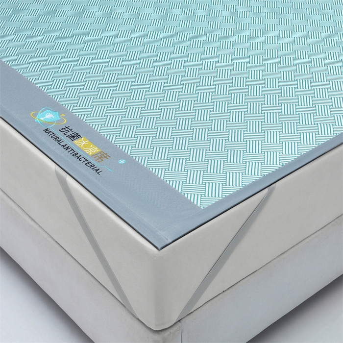 91家纺网 家纺一手货源 找家纺 （总）航途席业 2026新款抗菌三明治冰凉席床席床笠-思绪