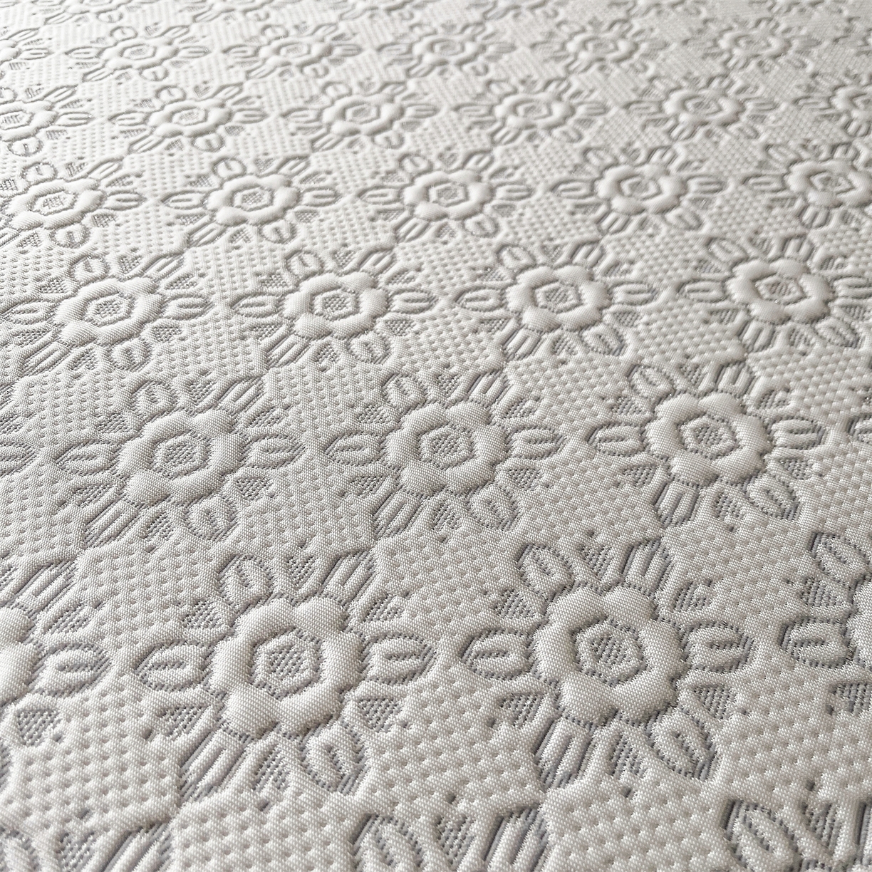 91家纺网 家纺一手货源 找家纺 慕木家纺 2026新款高端三明治硅胶复合PE100%乙纶提花冰豆豆凉席空调席韩版INS系列（提供买家秀） 韩INS-璇花灰床席款