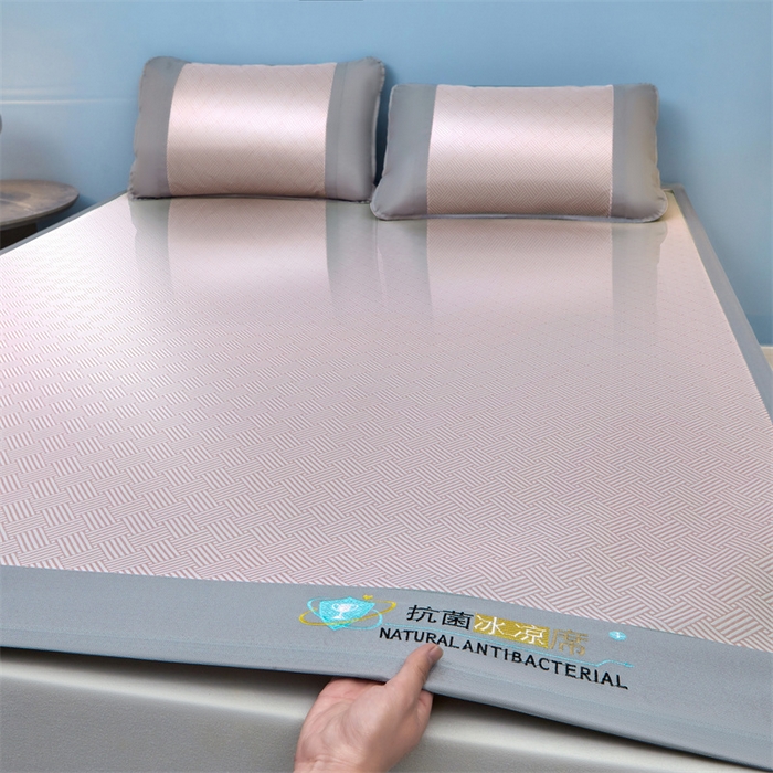 91家纺网 家纺一手货源 找家纺 （总）航途席业 2026新款抗菌三明治冰凉席床席床笠-思绪