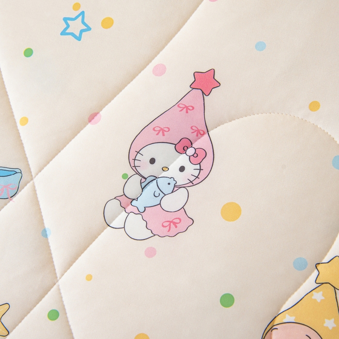 91家纺网 家纺一手货源 找家纺 鱼宝 2026新款儿童夏被凉席三件套 星星梦