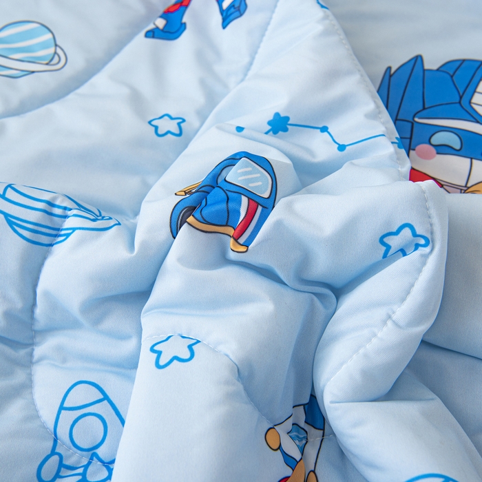 91家纺网 家纺一手货源 找家纺 鱼宝 2026新款儿童夏被凉席三件套 机器人