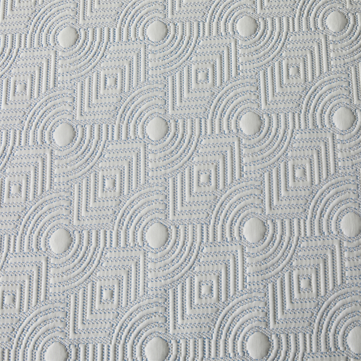 91家纺网 家纺一手货源 找家纺 慕木家纺 2026新款高端三明治硅胶复合PE100%乙纶提花冰豆豆凉席空调席韩版INS系列（提供买家秀） 韩INS-方圆蓝床笠款