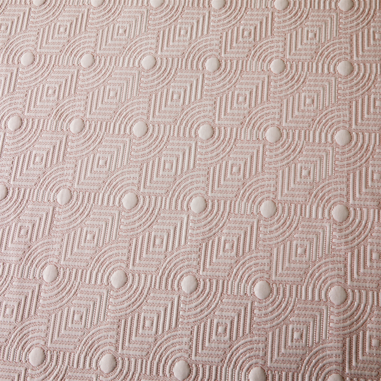 91家纺网 家纺一手货源 找家纺 慕木家纺 2026新款高端三明治硅胶复合PE100%乙纶提花冰豆豆凉席空调席韩版INS系列（提供买家秀） 韩INS-方圆粉床笠款