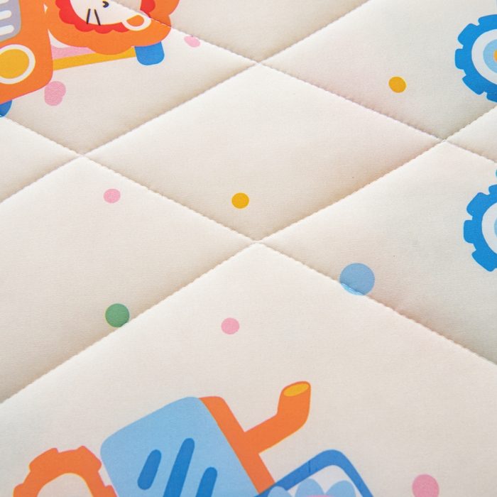 91家纺网 家纺一手货源 找家纺 鱼宝 2026新款儿童夏被凉席三件套 萌趣小车