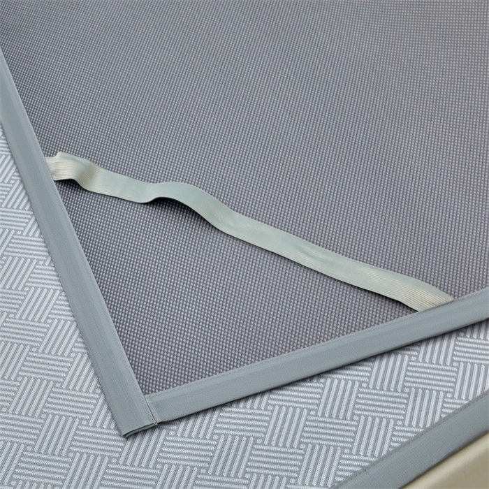 91家纺网 家纺一手货源 找家纺 航途席业 2026新款抗菌三明治冰凉席床席床笠-思绪 思绪 绅士灰床席款