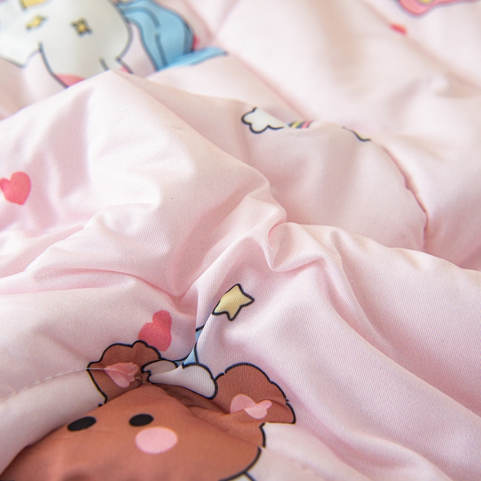 91家纺网 家纺一手货源 找家纺 鱼宝 2026新款儿童夏被凉席三件套 幸运小马