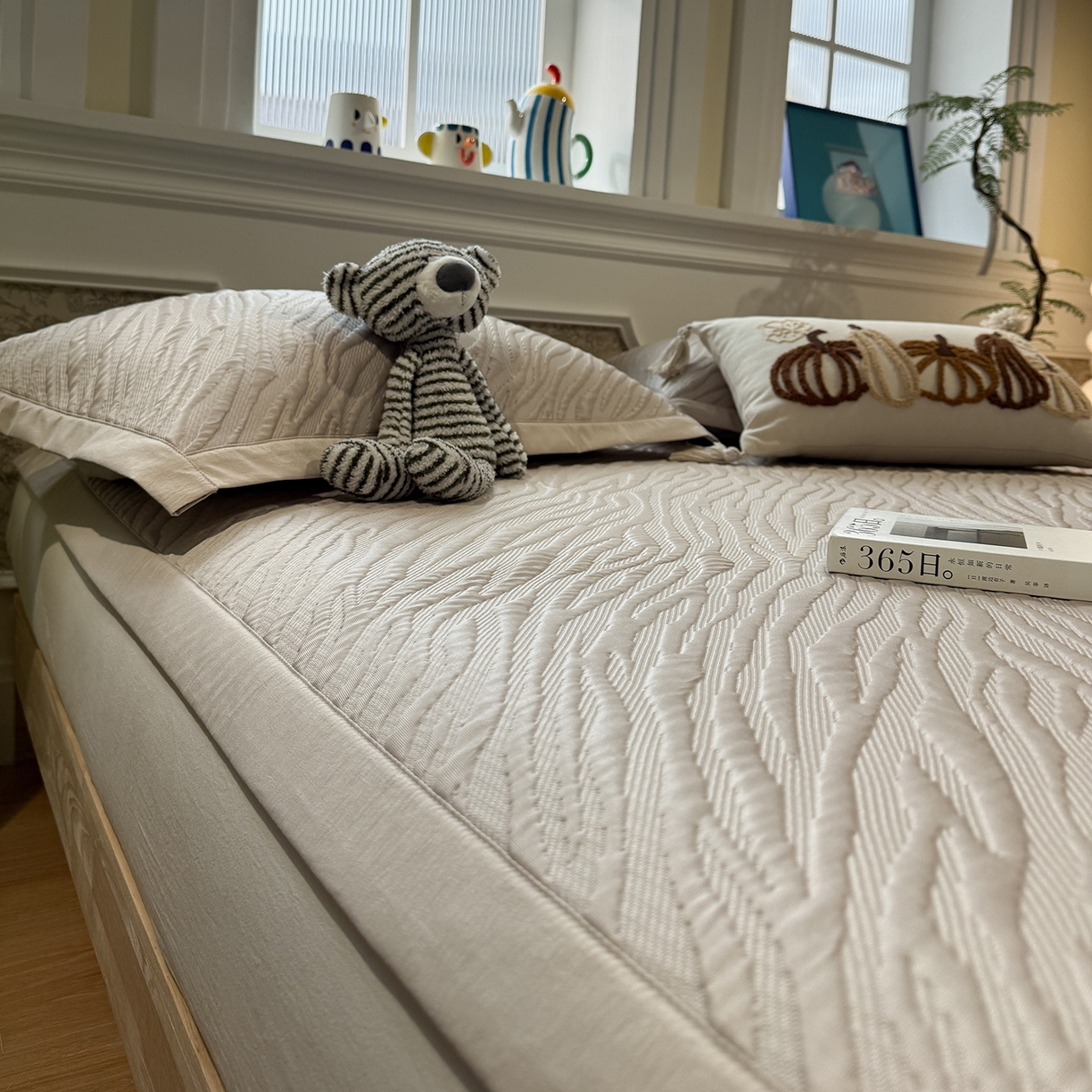 91家纺网 家纺一手货源 找家纺 （总）GUJARY古家丽 2026新款A类云柔凉感豆豆席五花席