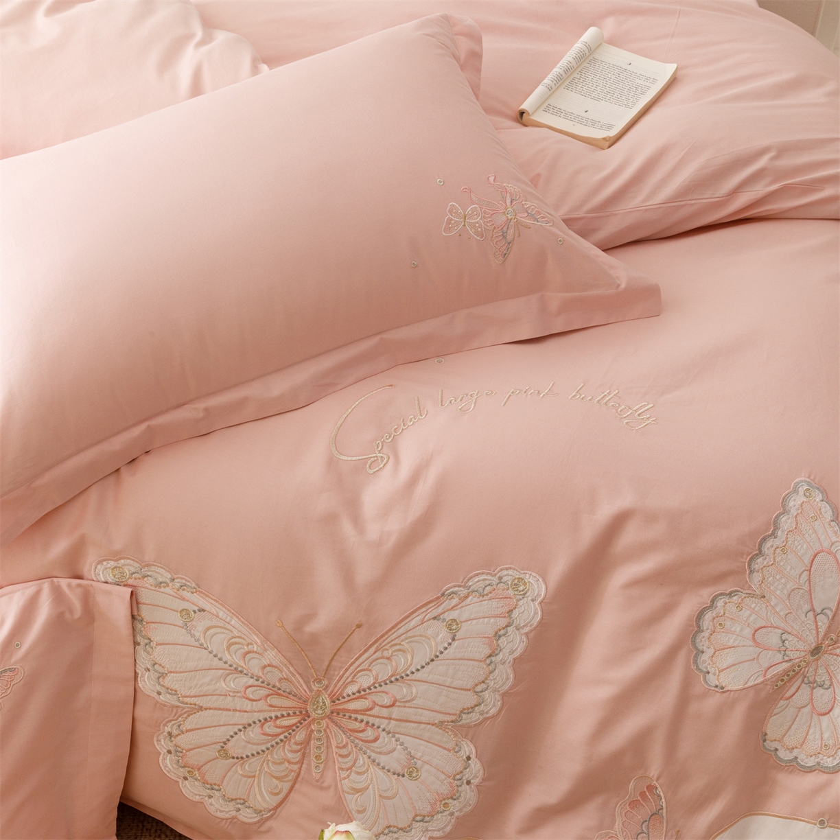 91家纺网 家纺一手货源 找家纺 （总）优贝家纺 2026直播热款纯棉全棉100%刺绣四件套百分百