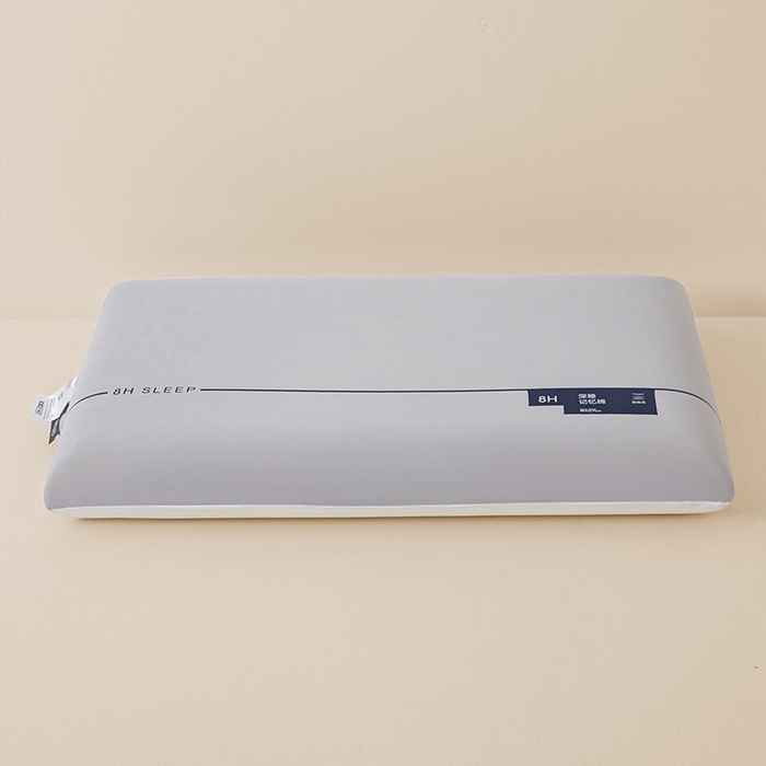 91家纺网 家纺一手货源 找家纺 （总）七夜居 2026新款灰白双拼慢回弹深睡太空记忆枕芯面包枕 枕头枕芯