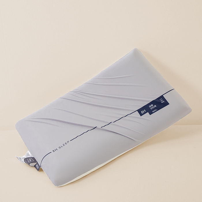 91家纺网 家纺一手货源 找家纺 （总）七夜居 2026新款灰白双拼慢回弹深睡太空记忆枕芯面包枕 枕头枕芯