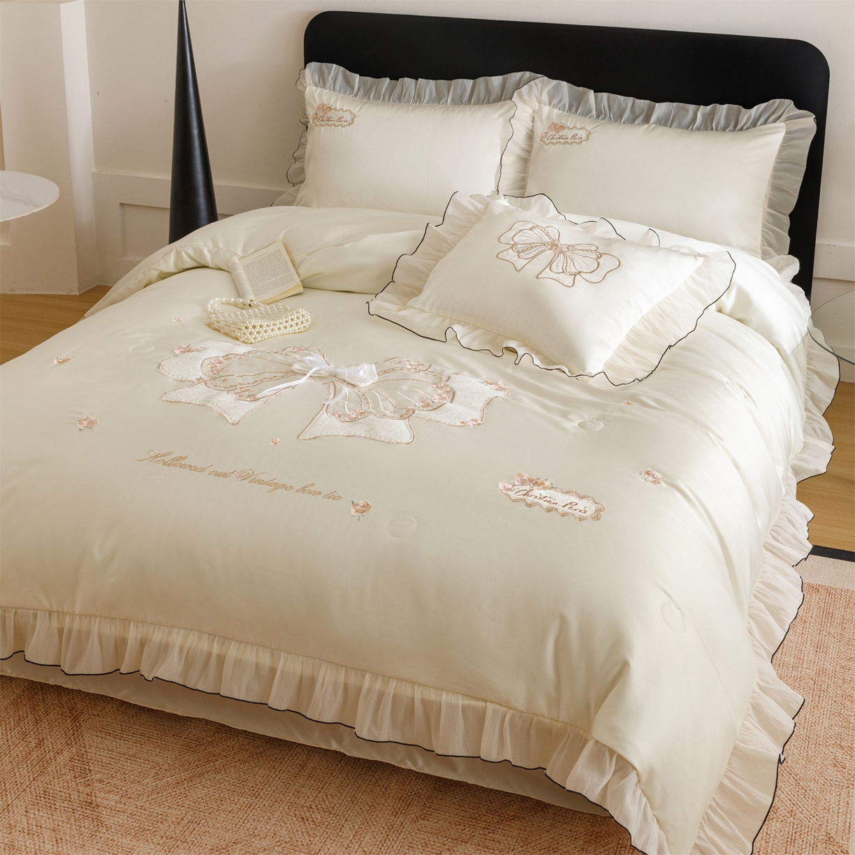 91家纺网 家纺一手货源 找家纺 （总）绒棉世家 2026新款夏被韩版夏被四件套刺绣款直播热款