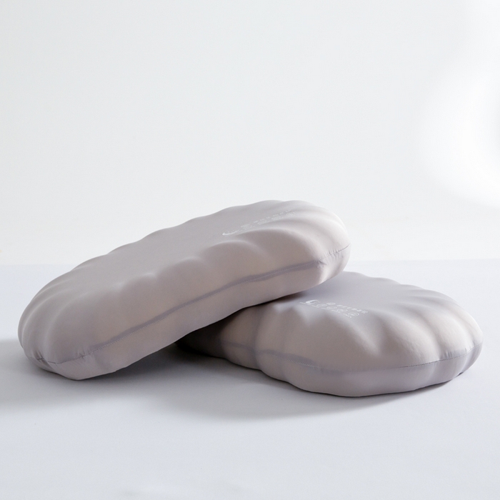 91家纺网 家纺一手货源 找家纺 七夜居 2026新款生物基贝壳枕云朵护颈枕芯零压力枕头记忆棉枕芯 贝壳枕-灰色