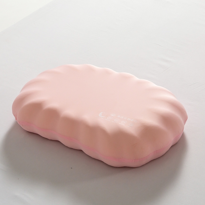 91家纺网 家纺一手货源 找家纺 七夜居 2026新款生物基贝壳枕云朵护颈枕芯零压力枕头记忆棉枕芯 贝壳枕-粉色