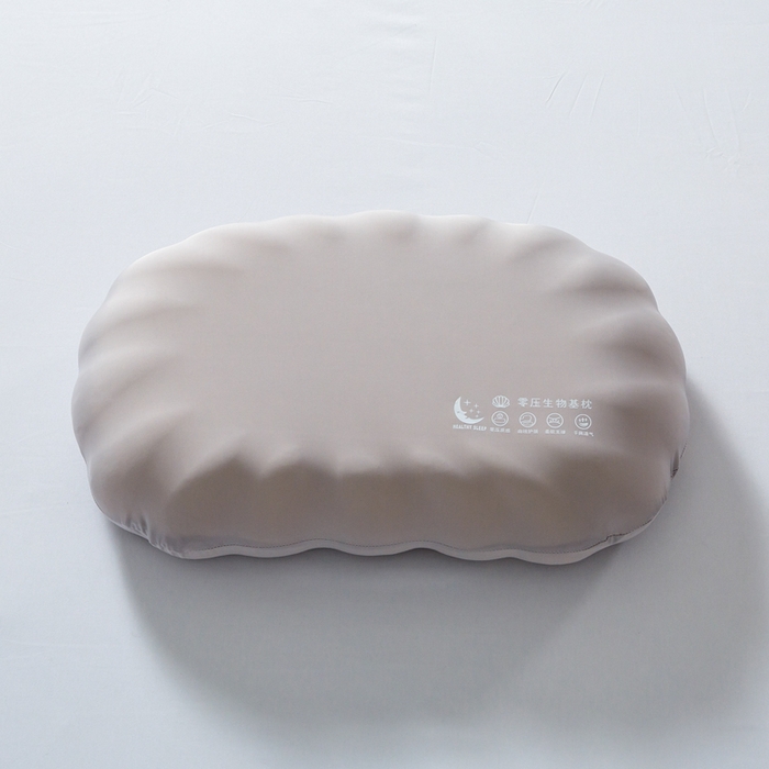 91家纺网 家纺一手货源 找家纺 七夜居 2026新款生物基贝壳枕云朵护颈枕芯零压力枕头记忆棉枕芯 贝壳枕-灰色