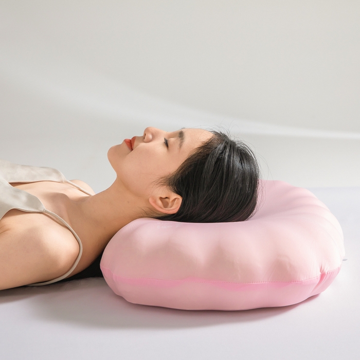 91家纺网 家纺一手货源 找家纺 七夜居 2026新款生物基贝壳枕云朵护颈枕芯零压力枕头记忆棉枕芯 贝壳枕-粉色