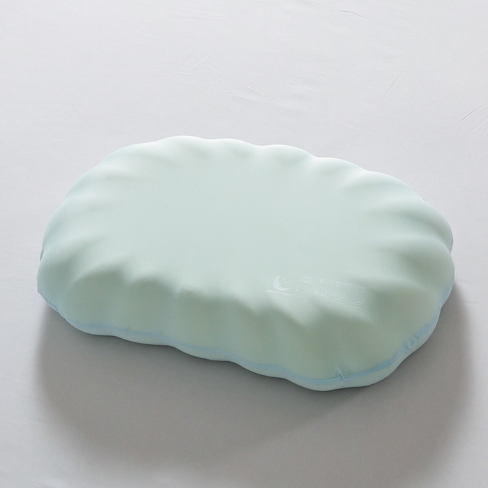 91家纺网 家纺一手货源 找家纺 七夜居 2026新款生物基贝壳枕云朵护颈枕芯零压力枕头记忆棉枕芯 贝壳枕-浅绿