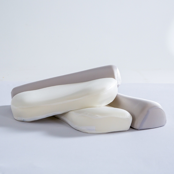 91家纺网 家纺一手货源 找家纺 七夜居 2026新款牵引枕记忆枕芯凉感零压深睡按摩枕芯枕头 牵引枕-灰白