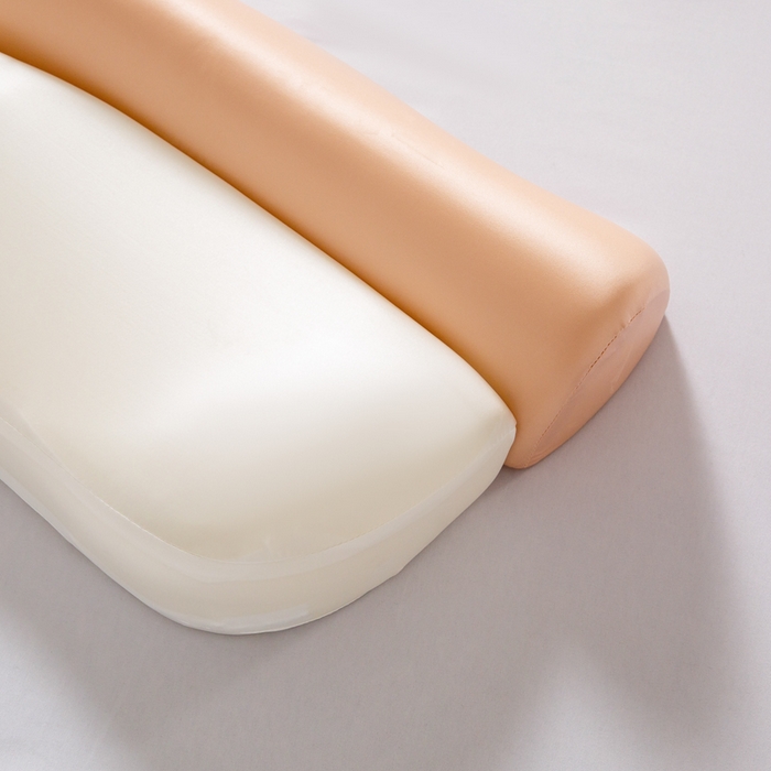 91家纺网 家纺一手货源 找家纺 七夜居 2026新款牵引枕记忆枕芯凉感零压深睡按摩枕芯枕头 牵引枕-白玉