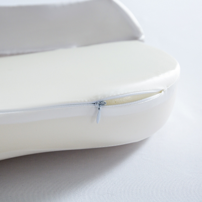 91家纺网 家纺一手货源 找家纺 七夜居 2026新款牵引枕记忆枕芯凉感零压深睡按摩枕芯枕头 牵引枕-灰白