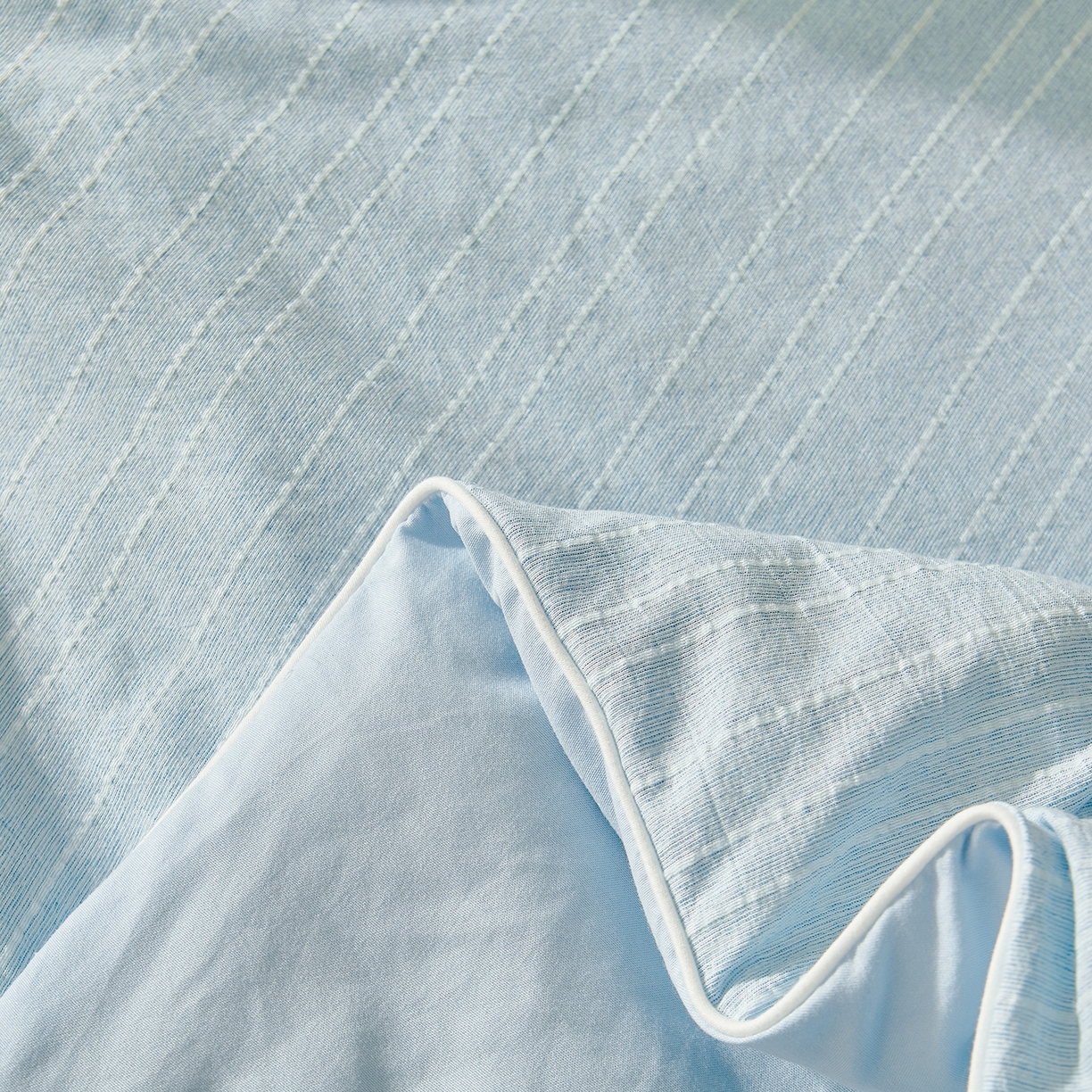 91家纺网 家纺一手货源 找家纺 （总）晓时候 2026新款色织水洗棉麻100%新疆棉花被夏被全棉被子夏凉被空调被